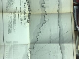 <p class="headtitle">Helgoland</p><b>Wiebel, C.W.M.</b><br />Die Insel Helgoland nach ihrer Grösse in Vorzeit und Gegenwart. Vom Standpunkte der Geschichte und Geologie I. und II. Abteilung mit einer Karte. Zweite Abteuilung Geognostisches und Geologisches. in : Verzeichnis der öffentlichen und Privatvorlesungen welche am Hamburgischen academischen Gymnasium von Ostern 1842 bis Ostern 1843 gehalten wurden. ... ebd. von Ostern 1846 bis Ostern 1847 gehalten wurde,