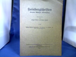 <b>Kindervater, Joseph Wilhelm.</b><br />Neue Beiträge zur Geschichte der Kieler Universitätsbibliothek.