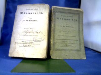 <b>Lamartine, Alphons de.</b><br />Poetische und religiöse Harmonieen. Erster (und zweiter) Band. Aus dem Französischen übersetzt.