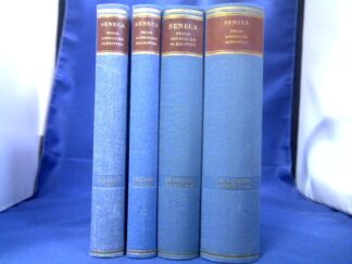 <b>Seneca, Lucius Annaeus und Manfred [Hrsg.] Rosenbach.</b><br />Philosophische Schriften : Lateinisch und Deutsch. 4 Bände (von 5 Bdn.) Es fehlt Band 5. Hrsg. von Manfred Rosenbach.