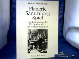 <b>Weidmann, Heiner (Verfasser).</b><br />Flanerie, Sammlung, Spiel : die Erinnerung des 19. Jahrhunderts bei Walter Benjamin.