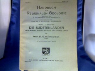 <b>Petrascheck, Wilhelm.</b><br />Die Sudetenländer.