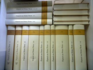 <b>Birken, Sigmund von, Klaus Garber (Hrsg.) und Ferdinand van Ingen (Hrsg.).</b><br />Werke und Korrespondenz. 10 Bände in 20 Teilbänden. Vorhanden sind: Bd. 1, Teil I+II, Bd. 2, Teil I+II, Bd. 3, Teil I+II, Bd. 4, Teil I+II, Bd. 6, Teil I+II, Bd. 7, Teil I+II, Bd. 8, Teil I+II, Bd. 11, Teil I+II, Bd. 13,I, Teil I+II, Bd. 13,2, Teil I+II. =(Neudrucke deutscher Literaturwerke, Neue Folge =NDL. NF.)