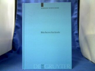 <b>Schochow, Werner (Verfasser).</b><br />Bücherschicksale : die Verlagerungsgeschichte der Preußischen Staatsbibliothek ; Auslagerung, Zerstörung, Entfremdung, Rückführung ; dargestellt aus den Quellen.