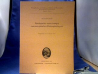 <b>Grimm, Tilemann (Verfasser).</b><br />Sinologische Anmerkungen zum europäischen Philosophiebegriff : vorgetragen am 27. Oktober 1979.