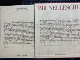 <b>Battisti, Eugenio.</b><br />Filippo Brunelleschi.