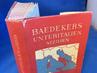 <b>Baedeker (Hg.), Karl.</b><br />Unteritalien Sizilien Sardinien Malta Tripolis Korfu.