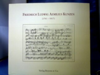 <b>Schwab, Heinrich W. (Mitwirkender) und F.L.A Kunzen.</b><br />Friedrich Ludwig Aemilius Kunzen : (1761 - 1817) ; Stationen seines Lebens und Wirkens ; Ausstellung aus Anlass des Jubiläums der Berufung zum Musikdirektor der Königlich-Dänischen Hofkapelle im Jahre 1795 ; [Königliche Bibliothek, Kopenhagen, 9. November 1995 - 31. Januar 1996 ; Bibliothek der Hansestadt Lübeck, März.