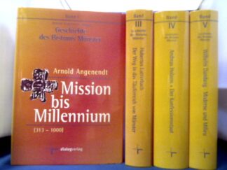<b>Angenendt, Arnold (Hrsg.).</b><br />Geschichte des Bistums Münster. Bde. 1, 3, 4, u. 5. = 4 Bände von 5 Bdn.