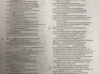 <p class="headtitle">Psalterium Graecum e Codice MS Alexandrino</p><b>Baber, Henry Hervey.</b><br />Psalterium Graecum E Codice MS. Alexandrino, qui Londini in Bibliotheca Musei Brittannici asservantur, typis ad similitudinem ipsius codicis scriptuae fideliter descriptum.