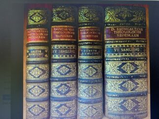 <b>Baumgarten, Siegmund Jacob.</b><br />Siegm. Jac. Baumgartens theologische Bedencken - dritte, vierte, fünfte und sechste Samlung (von sieben).