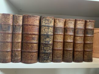 <b>Thou, Jacques August de.</b><br />Jac. Aug. Thuani Historiarum Superioris Seculi Operum Pars Prima; ...Secunda. Ab A.C.N. M.D.LXI. usque ad annum eiusdem seculi LXXIV.;  ... pars Tertia Ab. A.C.N. Ab A.C.N. MDLXXXV. Usque Ad Annum MDCVII. ; Accesserunt Commentariorum De Vita Sua Libri VI. hactenus nunquam editi; Pars Quarta. Ab A.C.N. MD.LXXXV. usq[ue] ad Annum MD.XCIV.  Pars Quinta. Ab A.C.N. MD.XCIV. usque ad Annum eiusdem seculi MDC.VII.