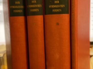 <b>Cassirer, Ernst.</b><br />Philosophie der symbolischen Formen. 3 Bde. und Index-Band Bearbeitet von Hermann Noack.