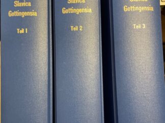 <b>Lauer, Reinhard und Ulrike (Mitwirkender) Jekutsch.</b><br />Slavica Gottingensia : ältere Slavica in der Niedersächsischen Staats- und Universitätsbibliothek Göttingen.Teil 1 : 1-3242; Teil 2: 3243-6474. Teil 3: 6475-8982.