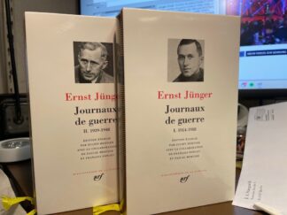<b>Jünger, Ernst.</b><br />Journaux de guerre (Tome 1-1914-1918); Journaux de guerre (Tome 2-1939-1948).