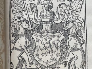 <b>Boece [Hector Boethius], Hector und John Bellenden (Transl.).</b><br />The History and Chronicles of Scotland: written in Latin, translated by John Bellenden.