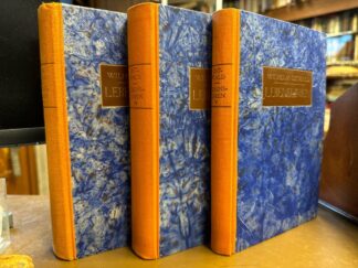 <b>Ostwald, Wilhelm.</b><br />Lebenslinien.Eine Selbstbiographie. Erster Teil Riga - Dorpat - Riga 1853 - 1887; Zweiter Teil Leipzig 1887 - 1905; Gross-Bothen und die Welt 1905-1927.