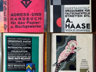 <b>Tenger, Ignatz.</b><br />TENGERS ADRESS-UND HANDBUCH FÜR DAS PAPIER- UND BUCHGEWERBE IN ÖSTERREICH TSCHECHOSLOWAKEI / UNGARN / JUGOSLAWIEN / POLEN / RUMÄNIEN UND DEN BALKANSTAATEN