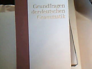 <b>Schmidt, Wilhelm.</b><br />Grundfragender deutschen Grammatik