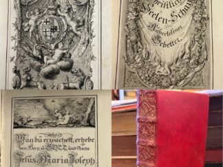 <p class="headtitle">Bonner Livre d`heure komplett in Kupfer gestochen.</p><b>Laukol, Maria Joseph Clemens.</b><br />Christlicher Seelen-Schatz Außerlesener Gebetter. Ganz in Kupfer gestochen.