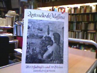 <p class="headtitle">Antonello</p><b>Lauts, Jan.</b><br />Antonello da Messina