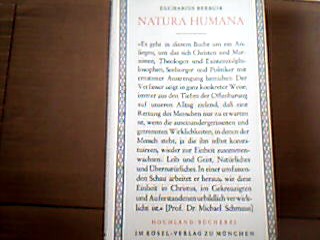 <b>Berbuir, Eucharius.</b><br />Natura humana
