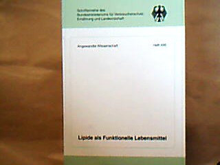 <b>o.A.</b><br />Lipide als Funktionelle Lebensmittel
