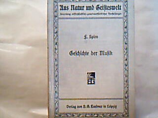 <b>Spiro, Friedrich.</b><br />Geschichte der Musik