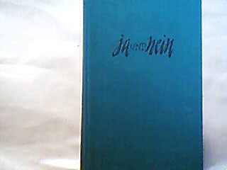 <b>Holthusen, Hans Egon.</b><br />Ja und Nein.