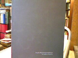 <b>Altmeyer, Jakob u.a.</b><br />Projekt Werkstattausstellungen