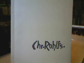 <b>Pieper, Paul und Dieter Honisch (Red.).</b><br />Christian Rohlfs: Späte Werke 1920-1938.