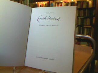 <p class="headtitle">Heckel</p><b>Köhn, Heinz.</b><br />Erich Heckel: Aquarelle und  Zeichnungen