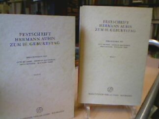 <b>Brunner, Otto u.a. (Hg.).</b><br />Festschrift Hermann Aubin zum 80. Geburtstag.