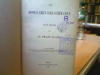 <b>Stark, z.</b><br />Die Kosenamen der Germanen.