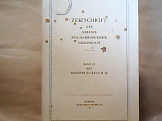 <b>Hamburg.</b><br />Zeitschrift des Vereins für Hamburgische Geschichte. Band 60 mit Register zu Band 51-60.