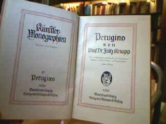 <p class="headtitle">Peugino</p><b>Knapp, Fritz.</b><br />Perugino.