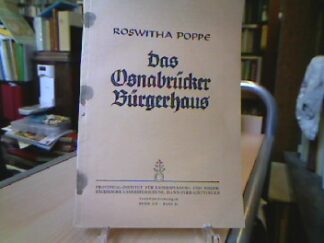 <b>Poppe, Roswitha.</b><br />Das Osnabrücker Bürgerhaus.