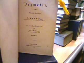 <b>Vilmar, A.F.C.</b><br />Dogmatik