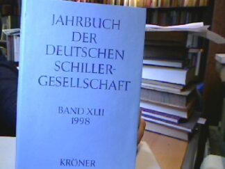 <b>Barner, Wilfried, Walter Müller-Seidel und Ulrich Ott (Hrsg).</b><br />Jahrbuch der Deutschen Schillergesellschaft.