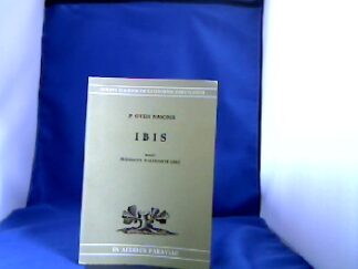<b>P. Ovidi Nasonis.</b><br />Ibis. Ed. Fridericus Waltharius Lenz.