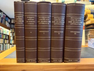 <b>Brockelmann, Carl.</b><br />Geschichte der Arabischen Litteratur. (GAL)