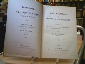 <b>Hellinghaus, D. und Eduard (Hrsg.) Schulte.</b><br />Quellen und Forschungen zur Geschichte der Stadt Münster i. W.