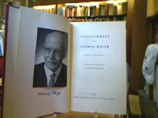 <b>Schröder, Werner (Hrsg.).</b><br />Festschrift für Ludwig Wolf zum 70. Geburtstag.