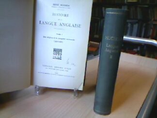 <b>Huchon, René.</b><br />Historie de la langue Anglaise.