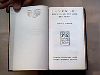<b>Borrow, George.</b><br />Lavengro.
