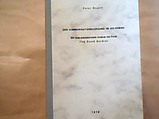 <b>Nocon, Peter.</b><br />Der Kommunikationsvorgang im Ich-Roman.