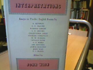 <b>Wain, John (ed.).</b><br />Interpretations.