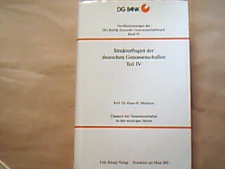 <b>Münkner, Hans-Hermann.</b><br />Chancen der Genossenschaften in den neunziger Jahren.