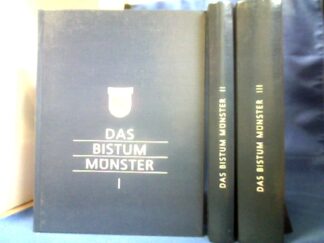 <b>Thissen, Werner.</b><br />Das  Bistum Münster. d.i. Band 1 Die Bischöfe von Münster ( Biogramme der Weihbischöfe und Generalvikare von Alois Schröer); Band 2 Die Pastolrale Entwicklung im 20. Jahrhundert ( Günter Graf) und Band 3 Die Pfarrgemeinden ( Red. Ulrich Menkhaus)