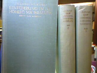 <b>Mangoldt, Hans von.</b><br />Einführung in die höhere Mathematik. Band 1-3.